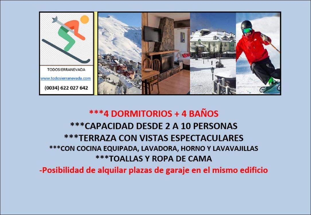 Todosierranevada - Duplex 4 Dormitorios - Vistas Espectaculares A La Montana Sierra Nevada Eksteriør bilde